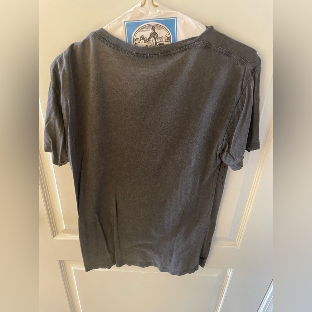 Brandy Melville Faded Gray Distressed Nirvana Tee - Picture 2 of 3